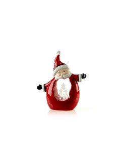 BABBO NATALE CON LED D 21X7,5XH.25 CM EVVIVA