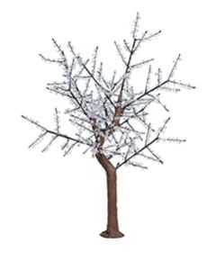 ALBERO LUMINOSO LED H225 CM DA ESTERNO EVVIVA